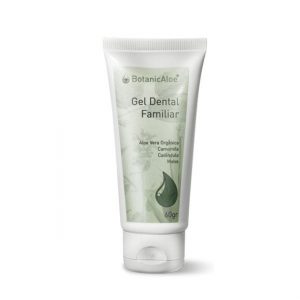 Gel dental familiar com babosa aloe vera orgânica - BotanicAloe - Loja Mundo Aloe